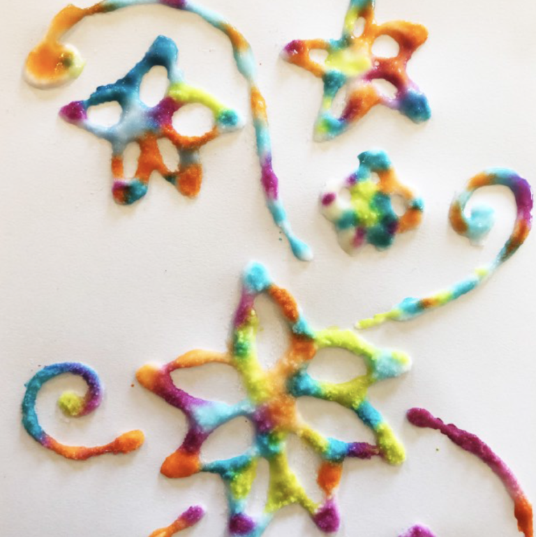 Raised Salt Paintings Cool it Art