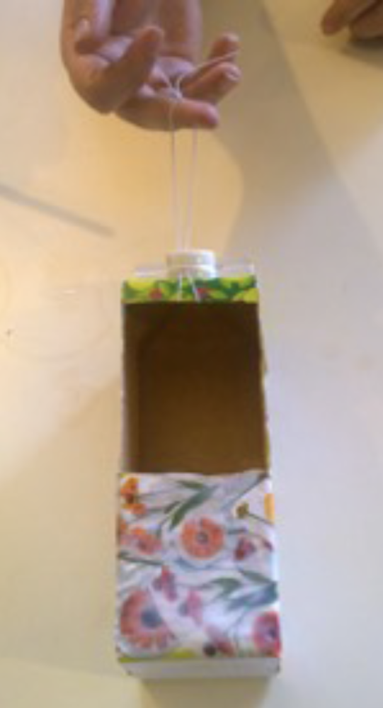 Juice Carton Bird Feeder Cool it Art